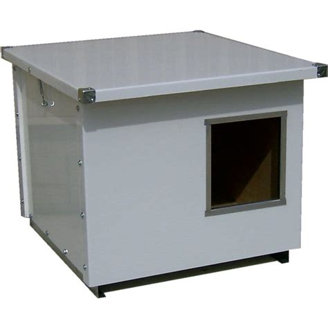 metal dog house design|insulated dog house for large.